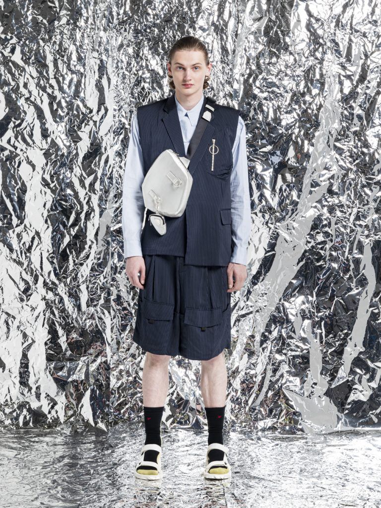 ペンタゴンバッグ - 3D PENTAGON BAG SILVER