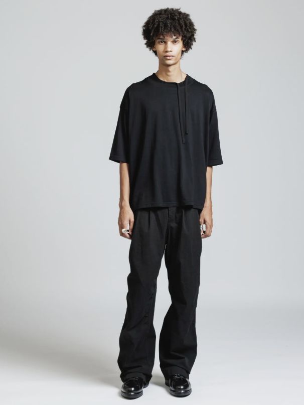 スーピマコットン カットソー - SUPIMA COTTON S/S T-SHIRT (BLACK)