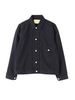 ファーストタイプ デニムジャケット - 1ST TYPE BLACK DENIM JACKET -  BLACK