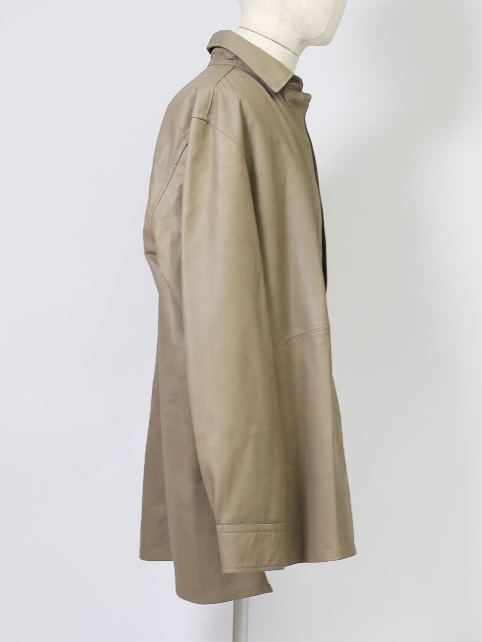 トップス 073052 SEVEN BY SEVEN LETHAER PULLOVER SEVEN BY SEVEN - LETHAER PULLOVER SHIRTS - Goat leather