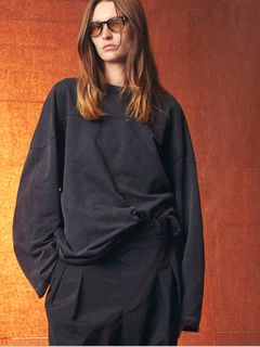 ロングスリーブ カットソー - CPigment-Dye Sweat Prime-Over Football Crew Neck Long-Sleeve T-Shirts