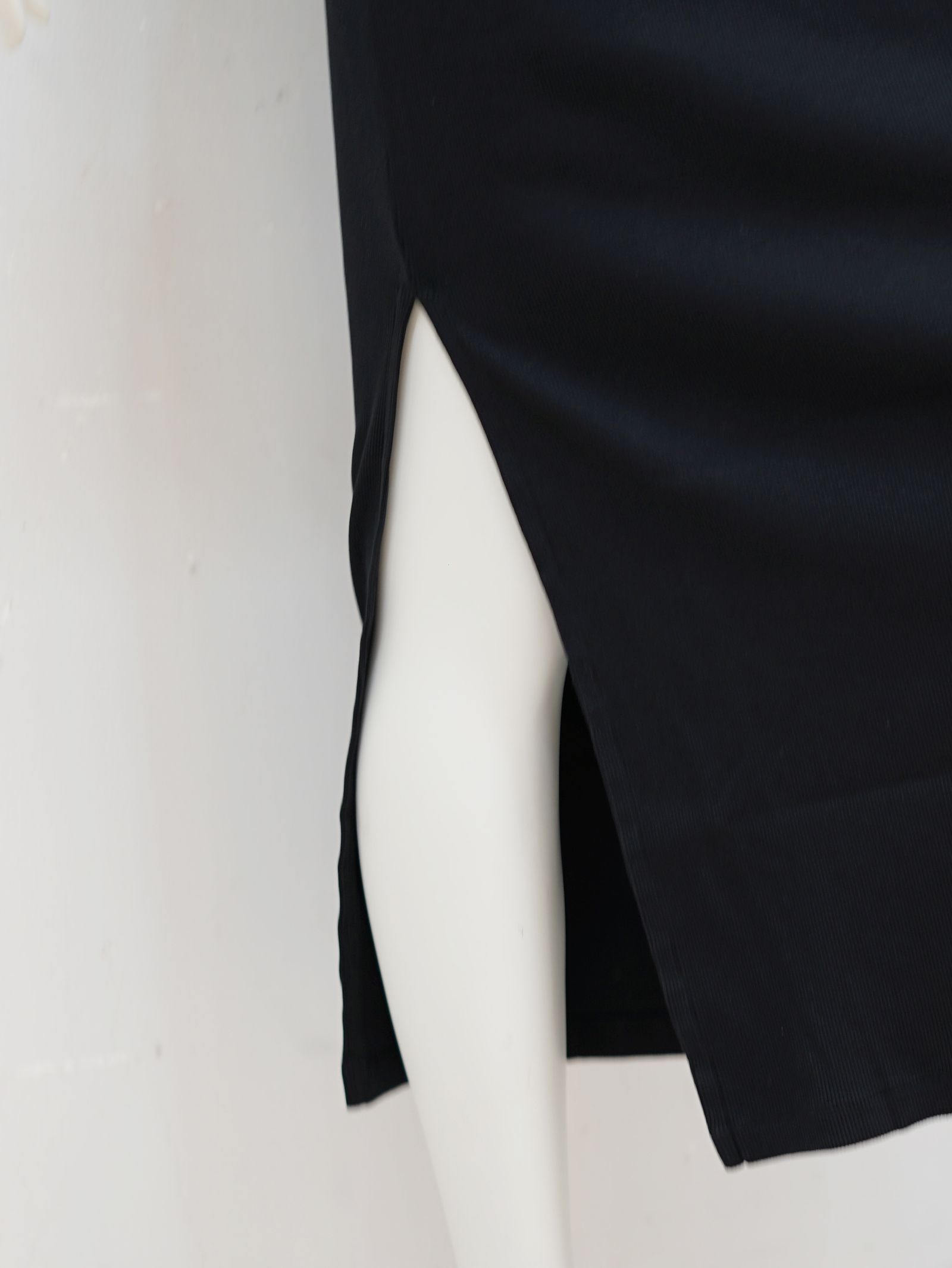 【レディース】 PARIS ロゴ リブ タンクドレス （black)