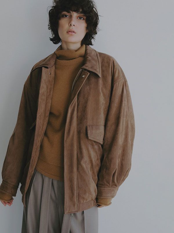 パディングワークブルゾン (BEIGE)