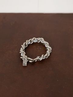 LACED CHAIN BRACELET - レースチェーン ネブレスレット - SILVER