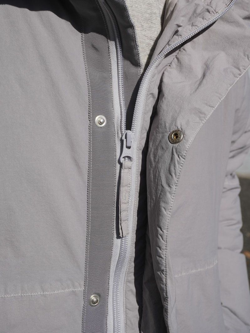 700FIL ダウンジャケット  -  GARMENT DYED DOWN JACKET  FADE GRAY