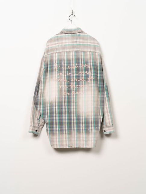 ヴィンテージライク チェックシャツ - Vintage Like Check Shirt (GREEN)