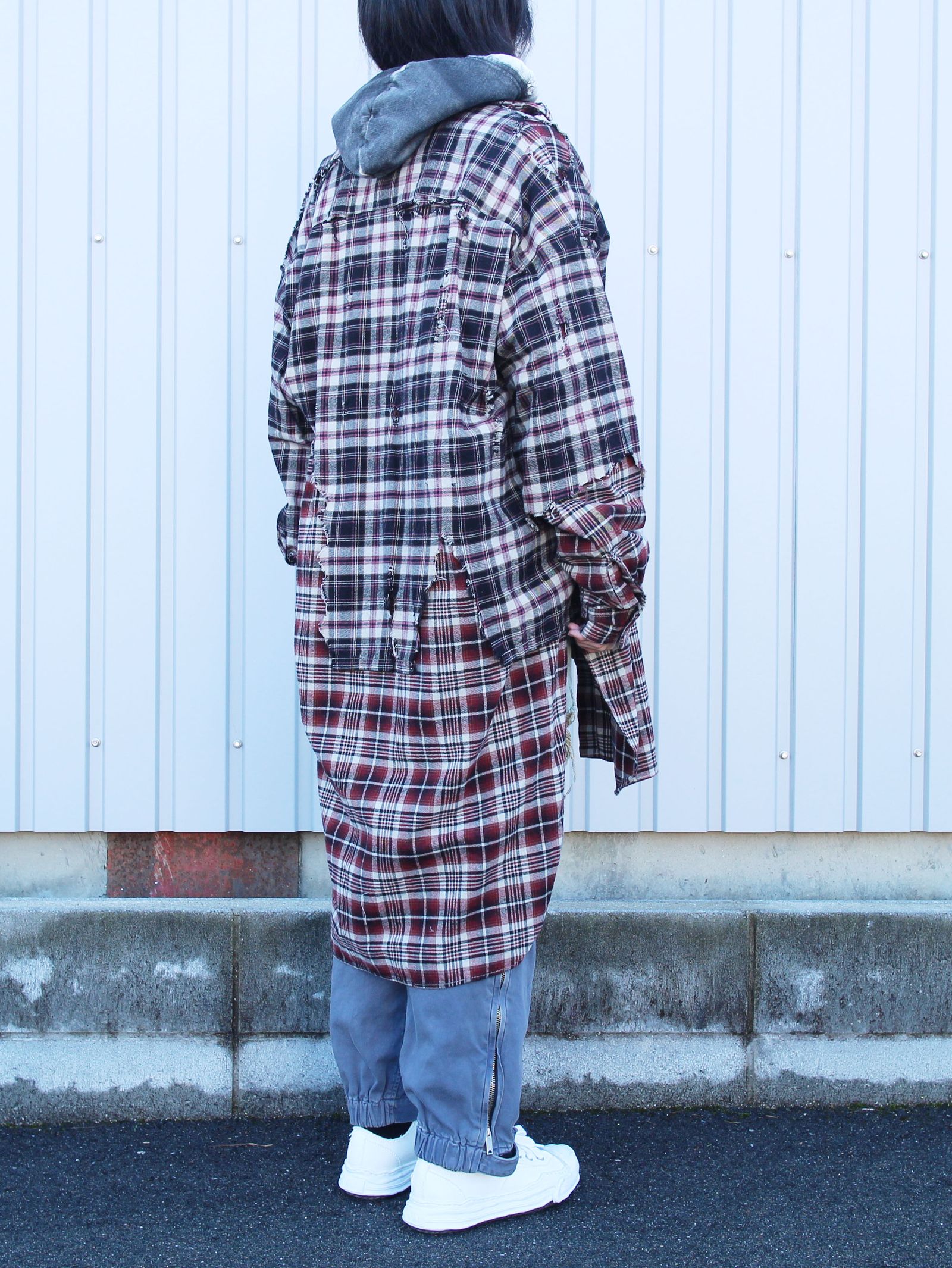 ブロークンレイヤーシャツ - Broken Layer Long Shirt