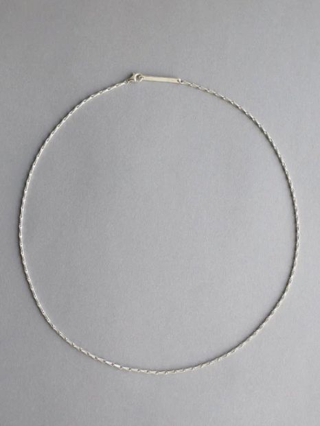 バリーコーンチェーンネックレス SV（50cm）