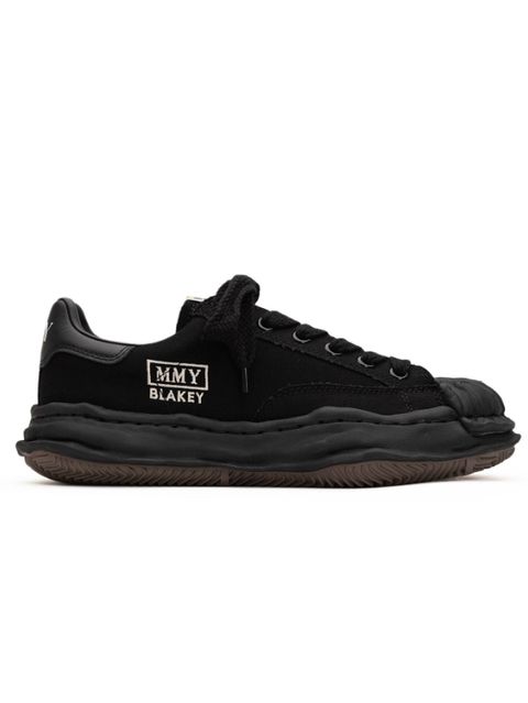 オリジナルソールスニーカー "BLAKEY / ブレイキー" BLACK×BLACK -  OG Sole Canvas Low-top Sneaker -  A08FW735