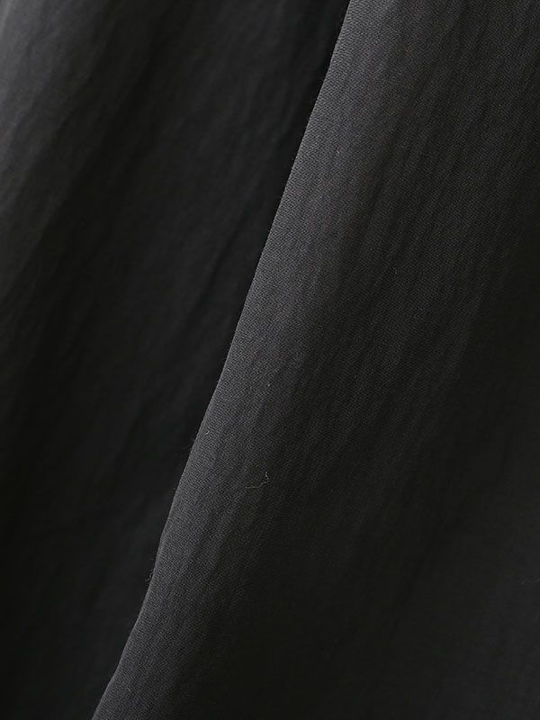 ウエストベルト2wayロングスカート - BLACK