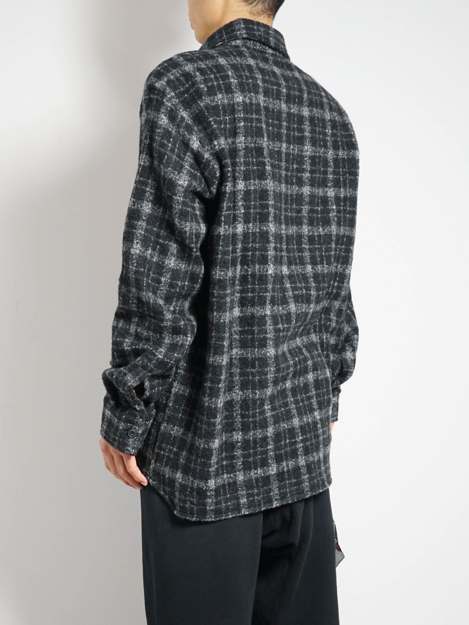 バンダナ付き カシミヤウールシャツ - CASHMERE/WOOL SHIRTS - wester brighton - man