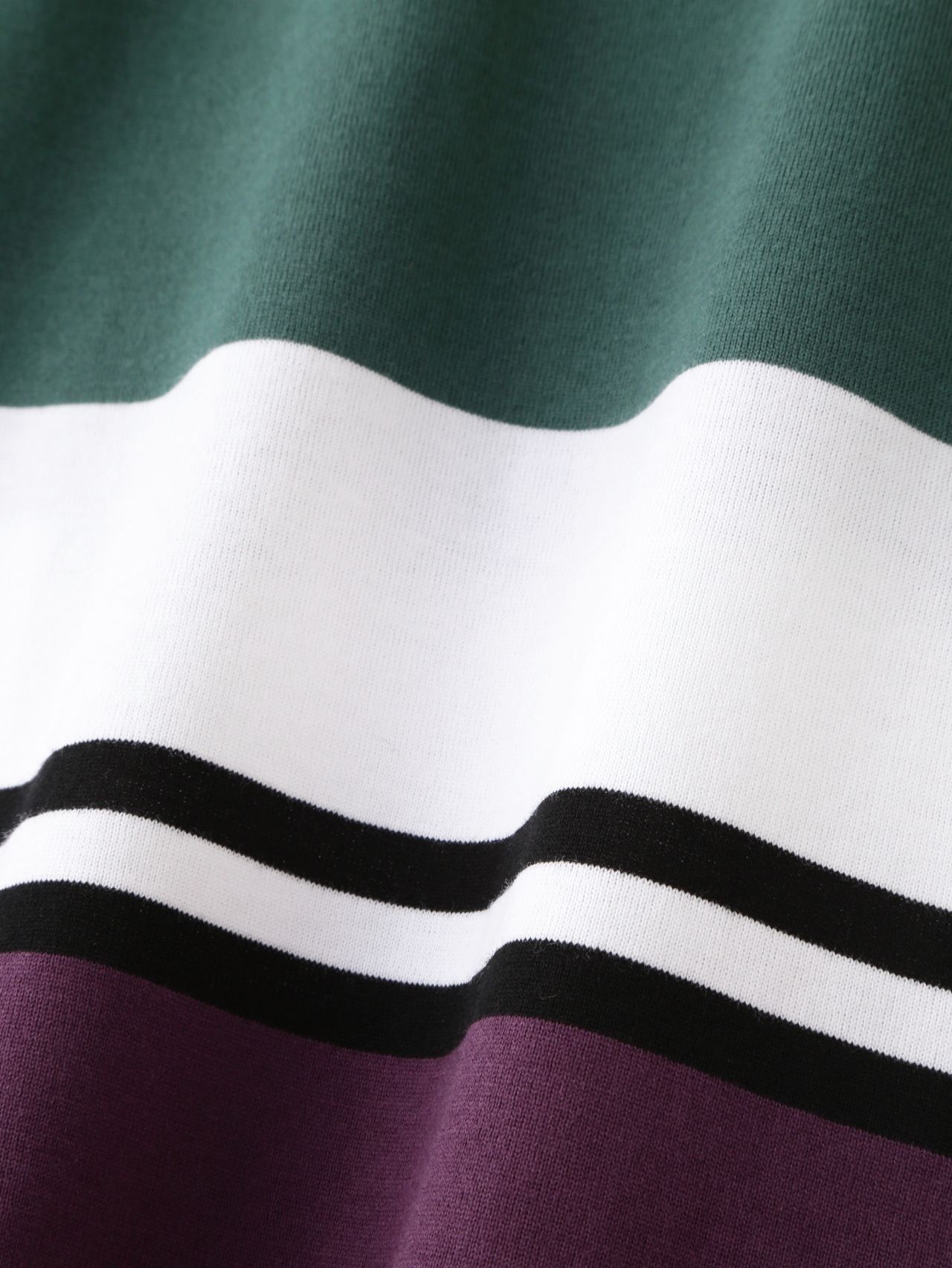 SEVEN BY SEVEN / BORDER TEE L/S - PURPLE