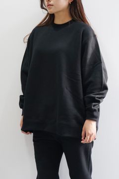 スウェットトップス -	 C SWEAT TOPS - BLACK