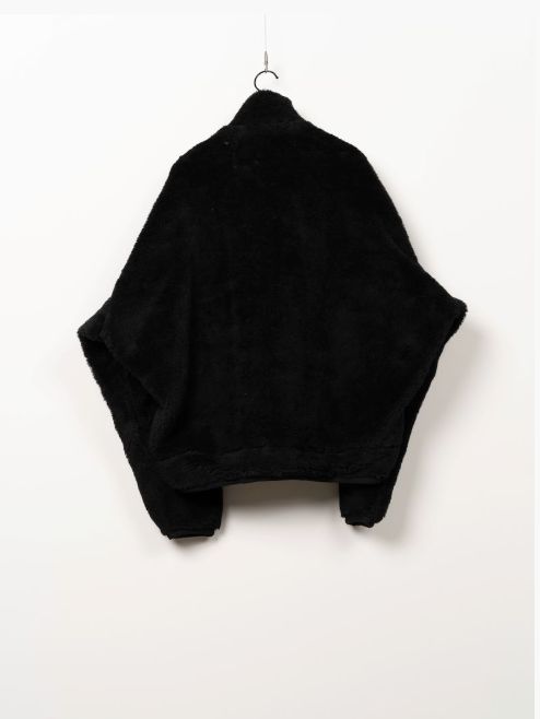 【26AW】 ワイドバッグボアブルゾン - Wide Back Boa Jacket - BLACK