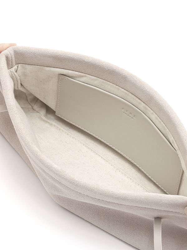 ナローショルダースウェードミニバッグ （LIGHT GREY)