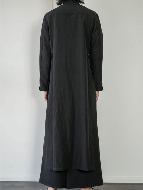 ジンチョウゲ コート - jinchoge coat - Black