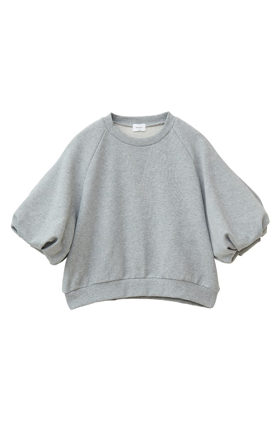 MANOF マノフBALLOON SWEAT グレー MANOF - BALLOON SWEAT - バルーンスウェット - GREY | ADDICT