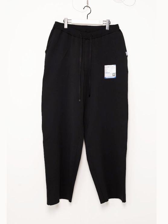 ミランリブイージーパンツ - MILAN RIB EASY PANTS (BLACK)
