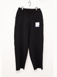 ミランリブイージーパンツ - MILAN RIB EASY PANTS (BLACK)