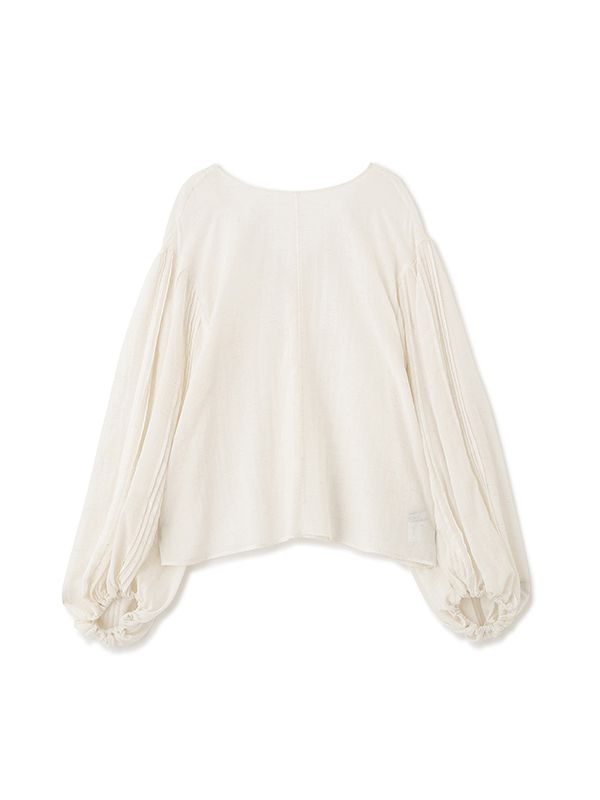 ボリュームスリーブ2wayトップス (WHITE)