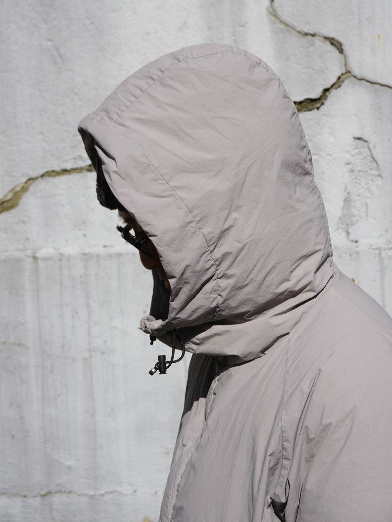 700FIL ダウンジャケット  -  GARMENT DYED DOWN JACKET  FADE GRAY