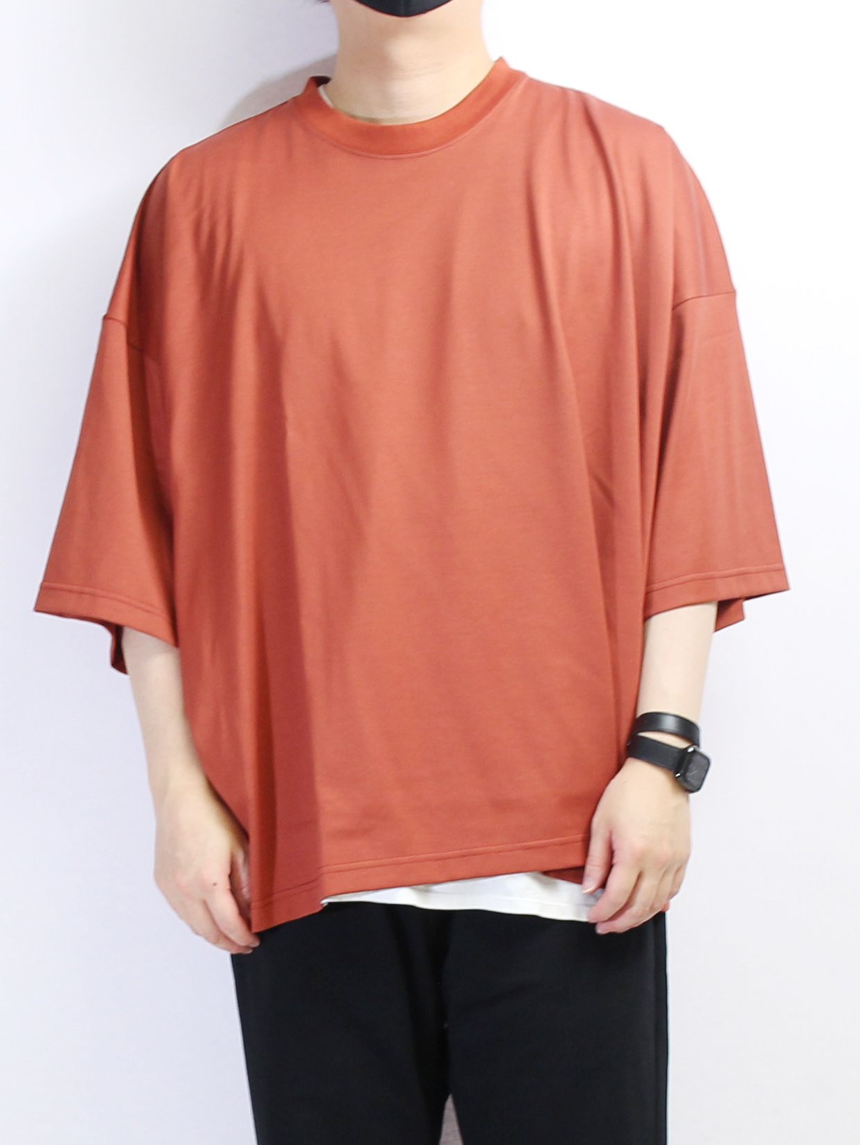 "BIG TEE - Supima cotton  - ORANGE