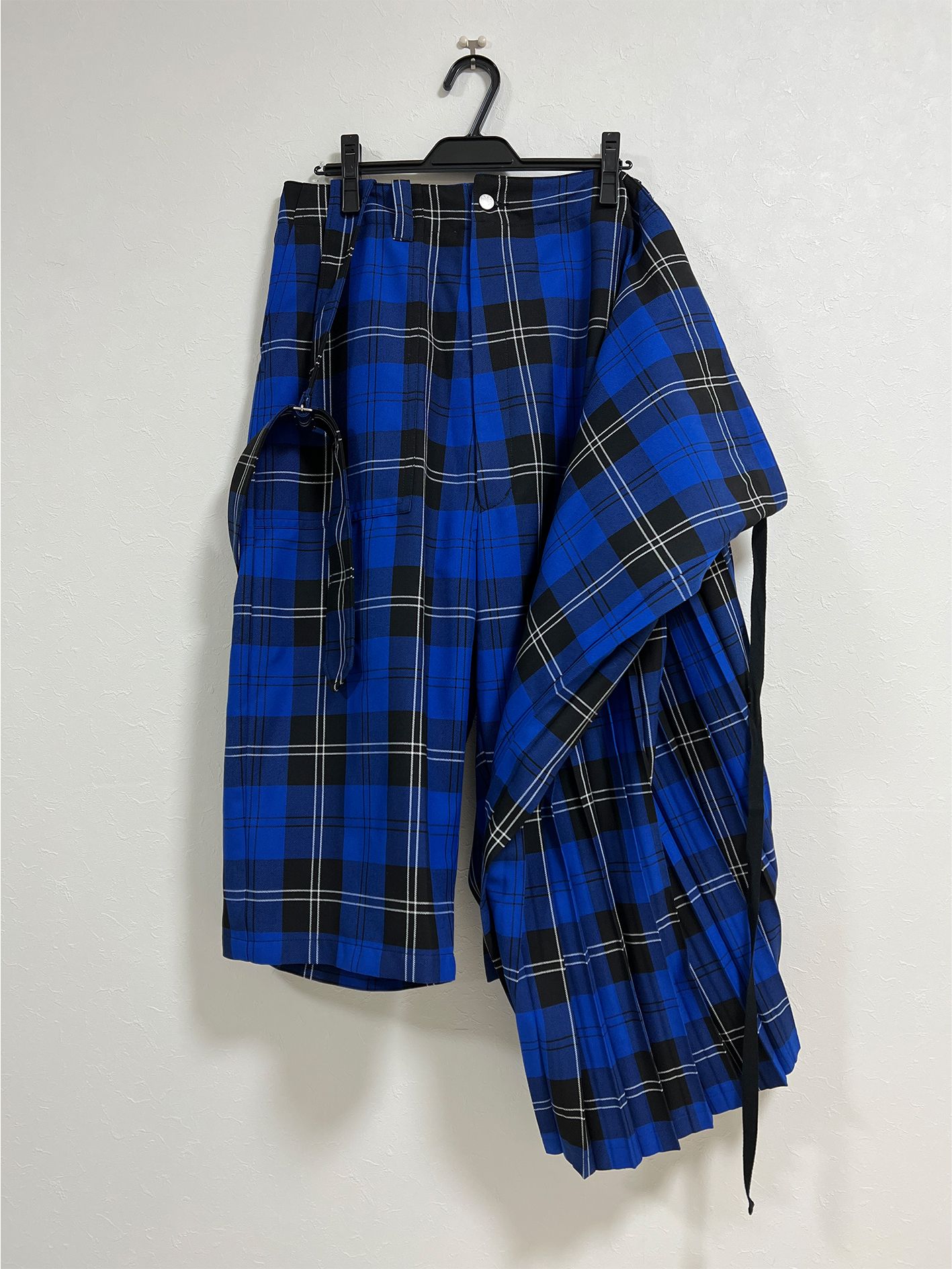 KIDILL - タータンチェック ホールドパンツ - FOLD PLEATS PANTS