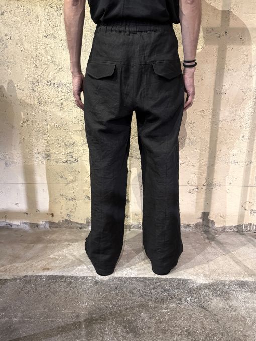 ウールトロパンツ (BLACK)