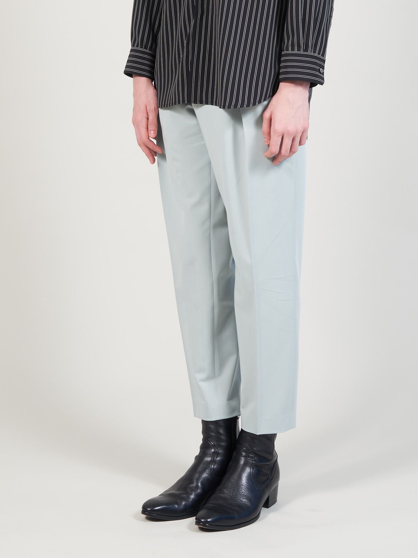 T/Rライトギャバ 2タックパンツ - 2 Tuck Pants - MINT GREEN