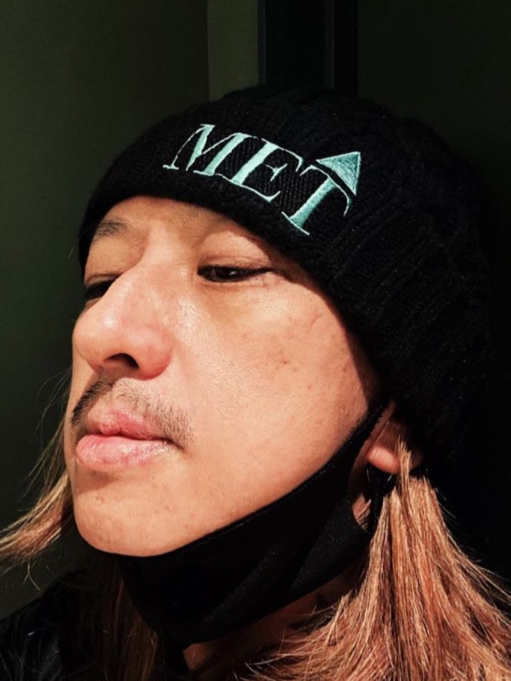 清春さん着用 GalaabenD ケーブルニットキャップ "THE "MET"