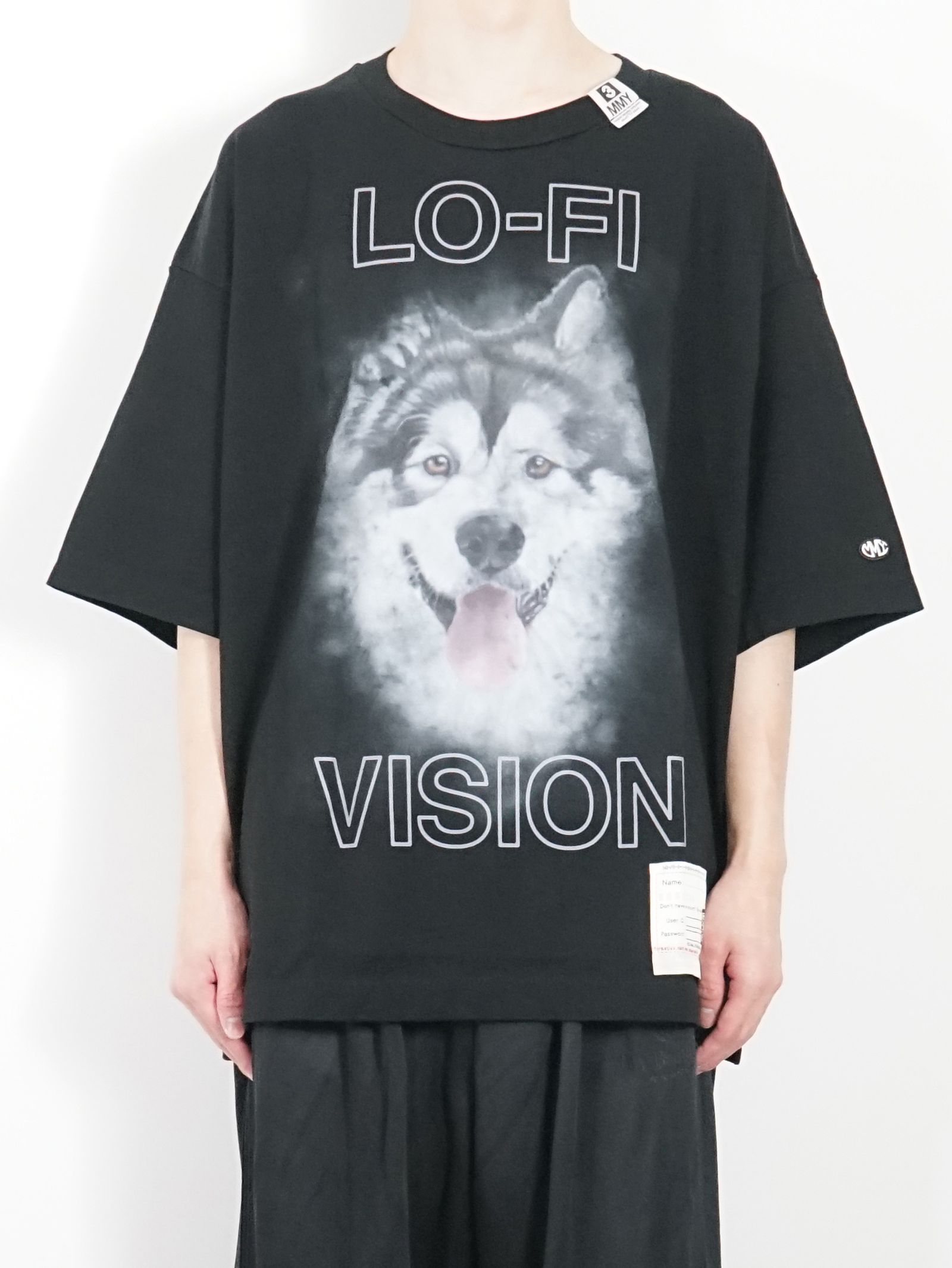 Maison MIHARA YASUHIRO - ドッグプリントTシャツ - Dog Printed T-shirt - BLACK | ADDICT  WEB SHOP