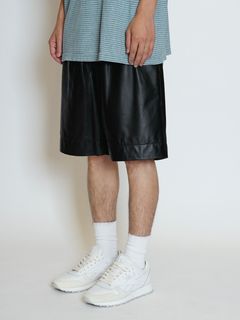 シープ レザーショーツ - LEATHER EASY SHORTS