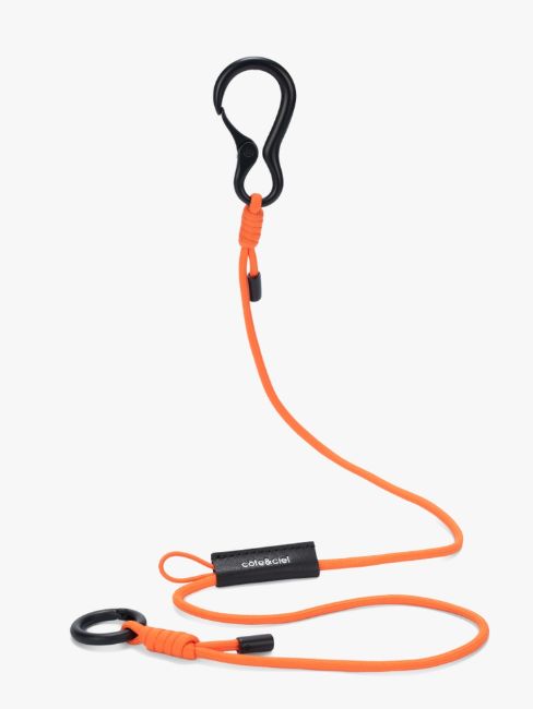 キーホルダ / ウォレットコード -  LetGo Cord Black  (ORANGE / BLACK )