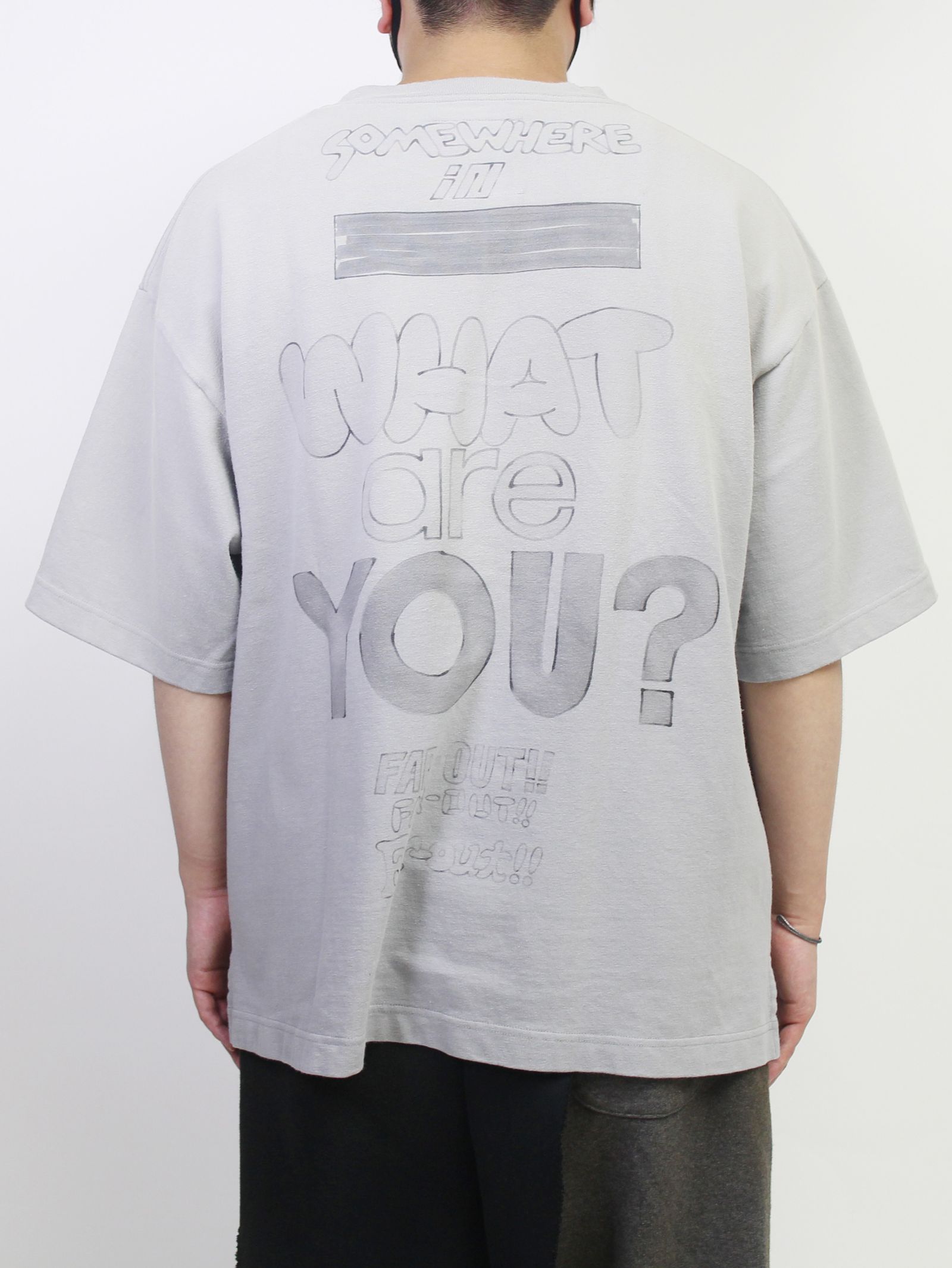 解体と再生! MIHARA YASUHIRO プリント オーバー Tシャツ 25SS MAISON MIHARA YASUHIRO LEON Printed T-shirt レオン