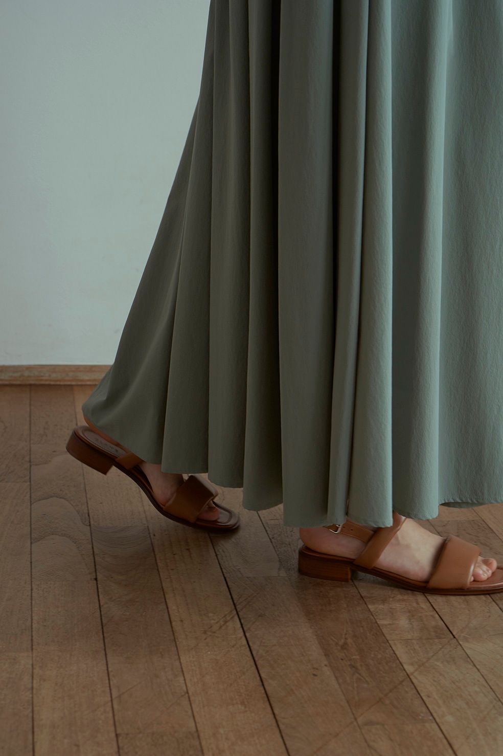 ボリュームマキシスカート - VOLUME MAXI SKIRT BLUE