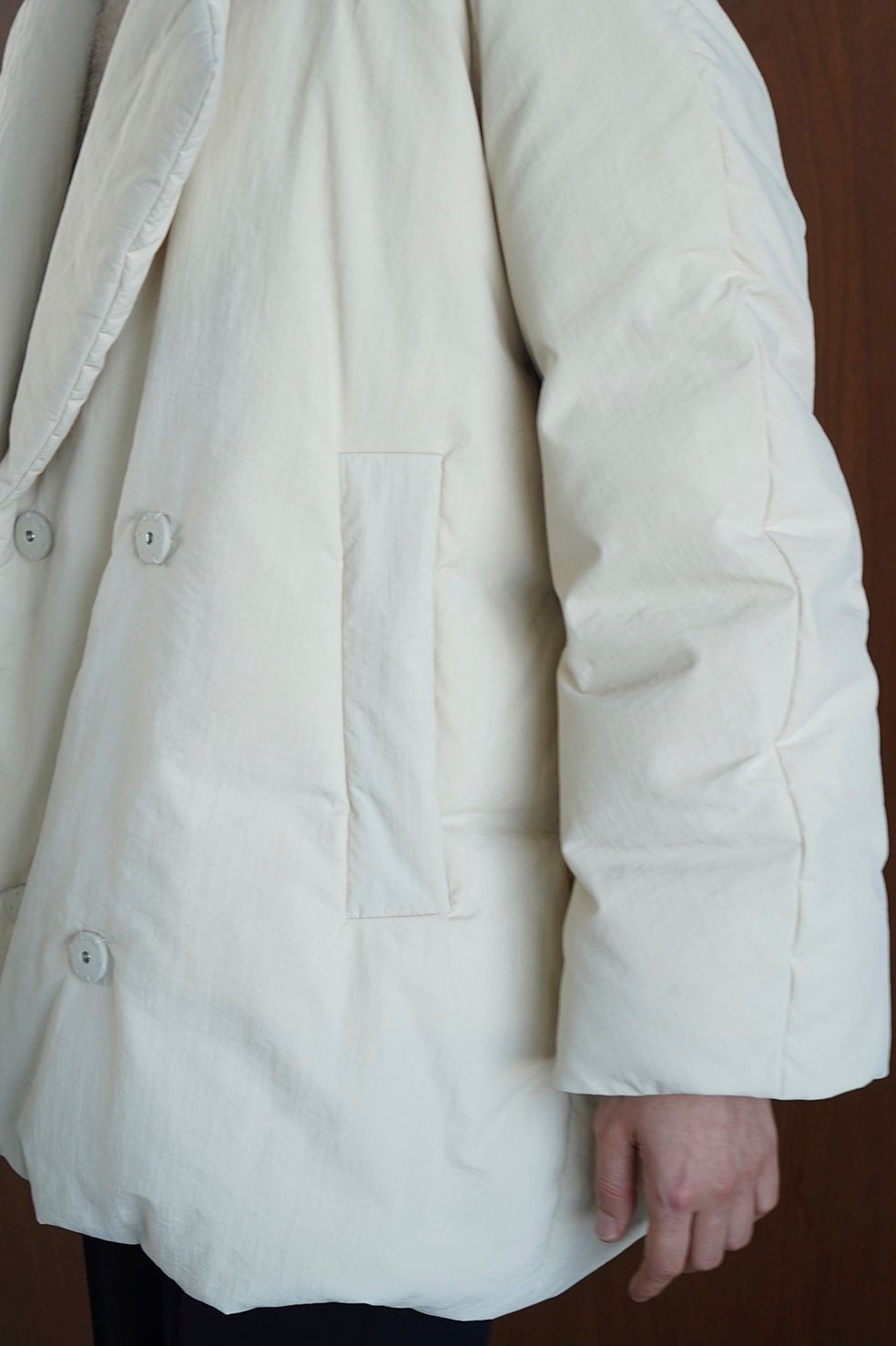 新品タグ付き★CLANE★COCOON SHORT DOWN COAT★サイズ1