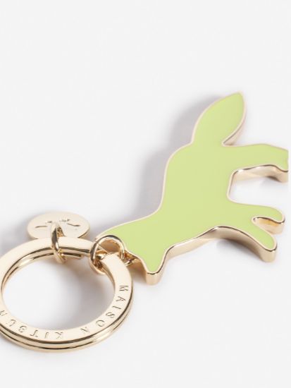 PROFILE FOX KEYRING - フォックスデザイン キーホルダー - グリーン