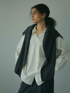 オーバーサイズボックスシャツ - OFF WHITE