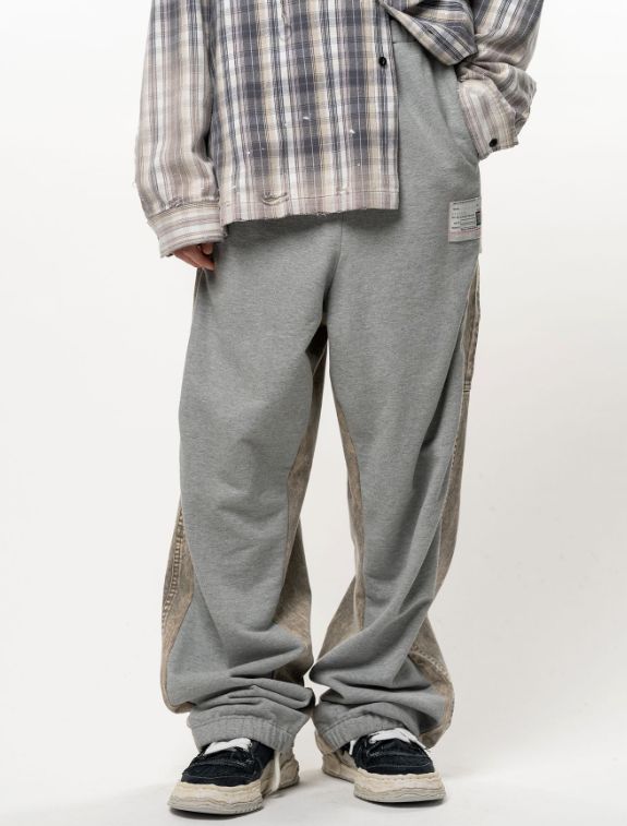コンバインド ミリタリー スウェットパンツ - Combined Military Sweat Pants (GREY)