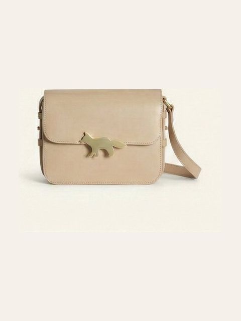 EDIE バッグ - スムースレザー2WAYショルダーバッグ / macadamia