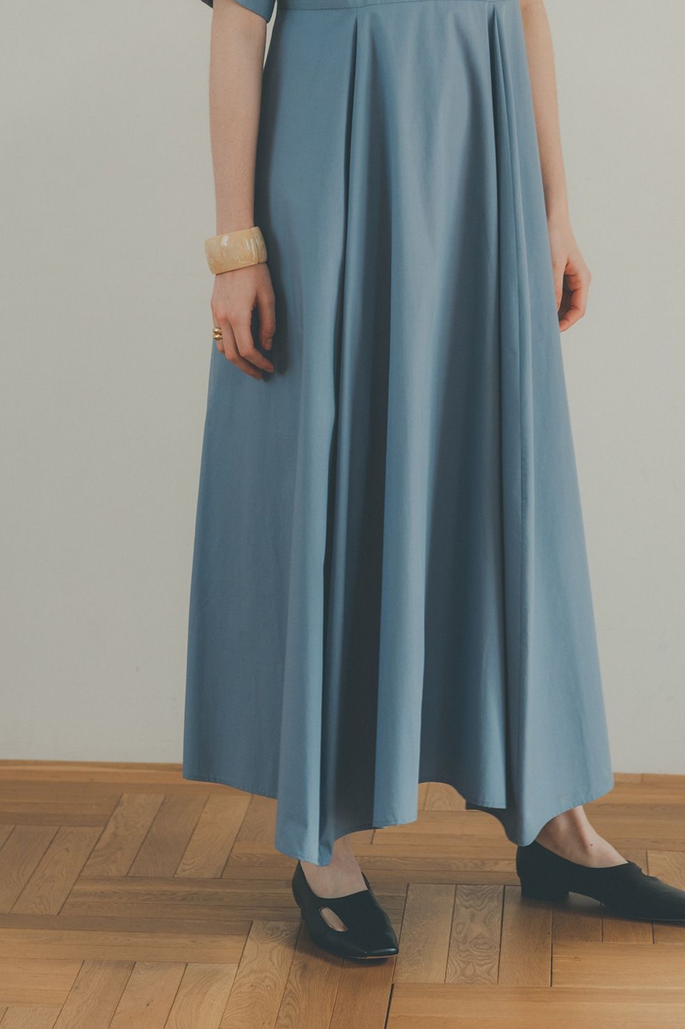 clane クラネ22SS WIDE BELT MAXI ONE PIECE