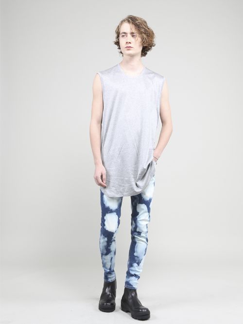 プライマリー天竺タンクトップ - Tank Top - HEATHER GRAY