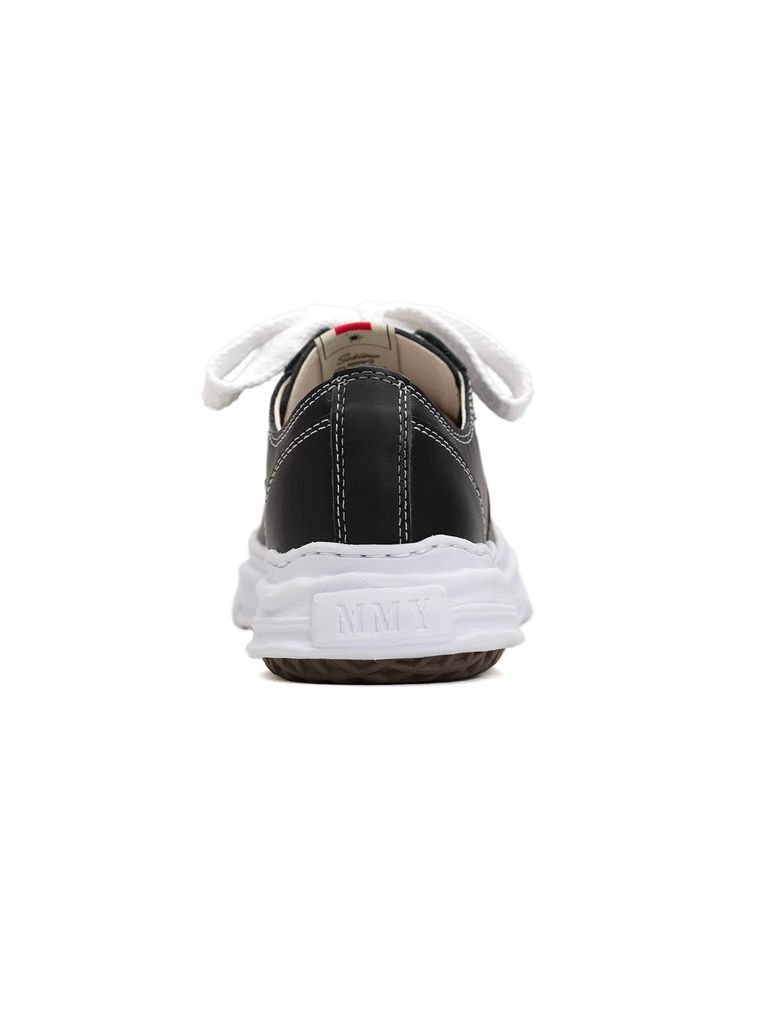 "ハンク" レザー ローカット オリジナルソール スニーカー - HANK LOW LEATHER SNEAKER / ブラック - A05FW704