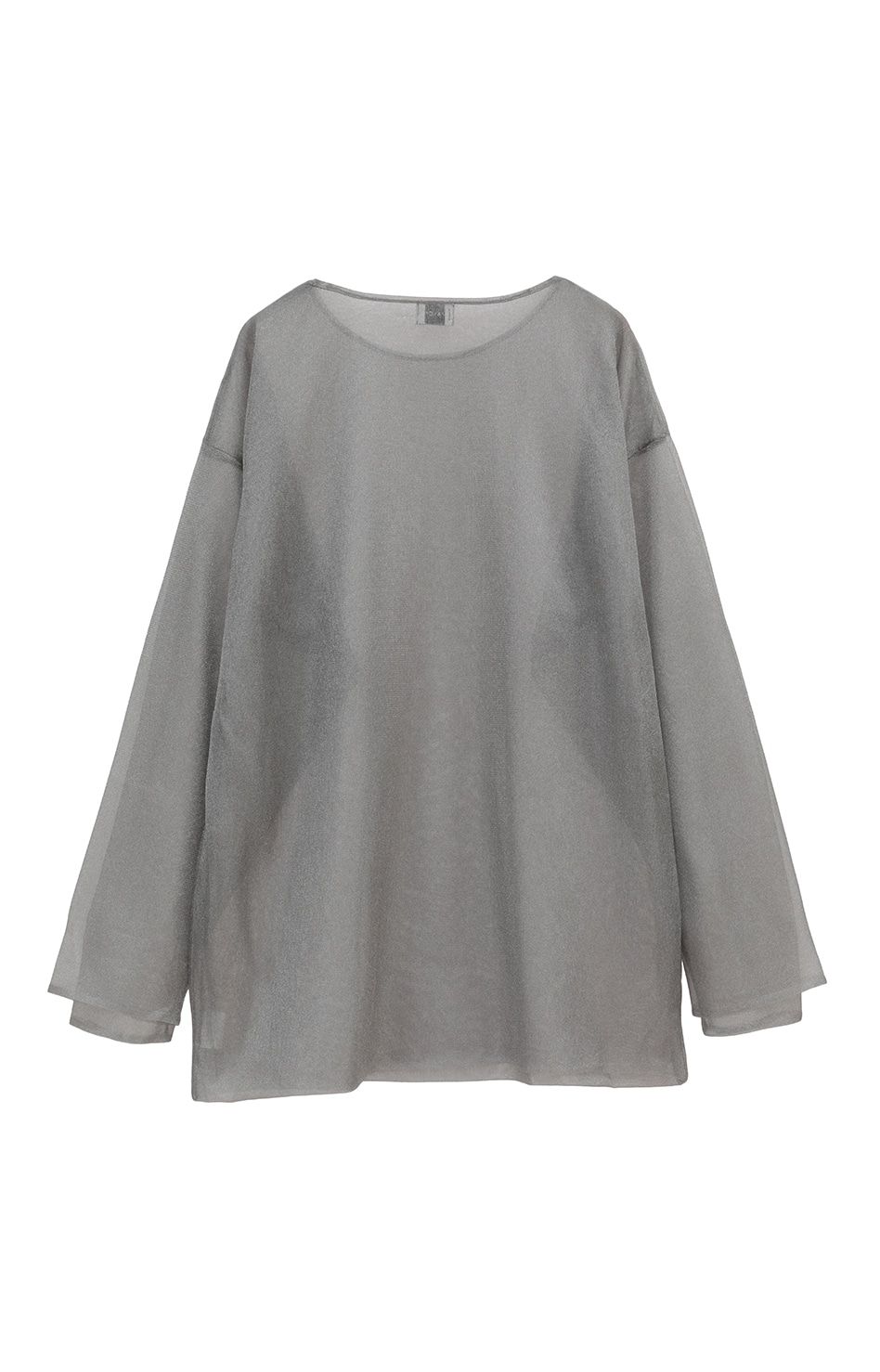 ダブルレイヤード ニット - DOUBLE LAYERED KNIT - SILVER