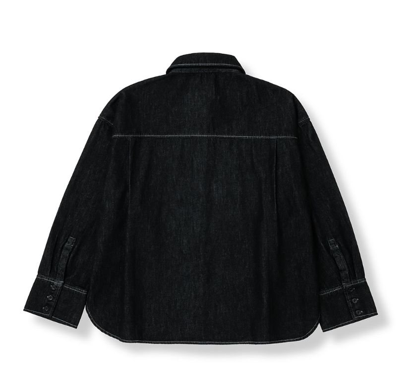 デニムシャツ - STITCH BLACK DENIM SHIRT