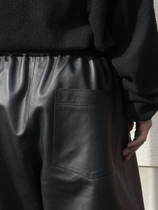 シープ レザーショーツ - LEATHER EASY SHORTS