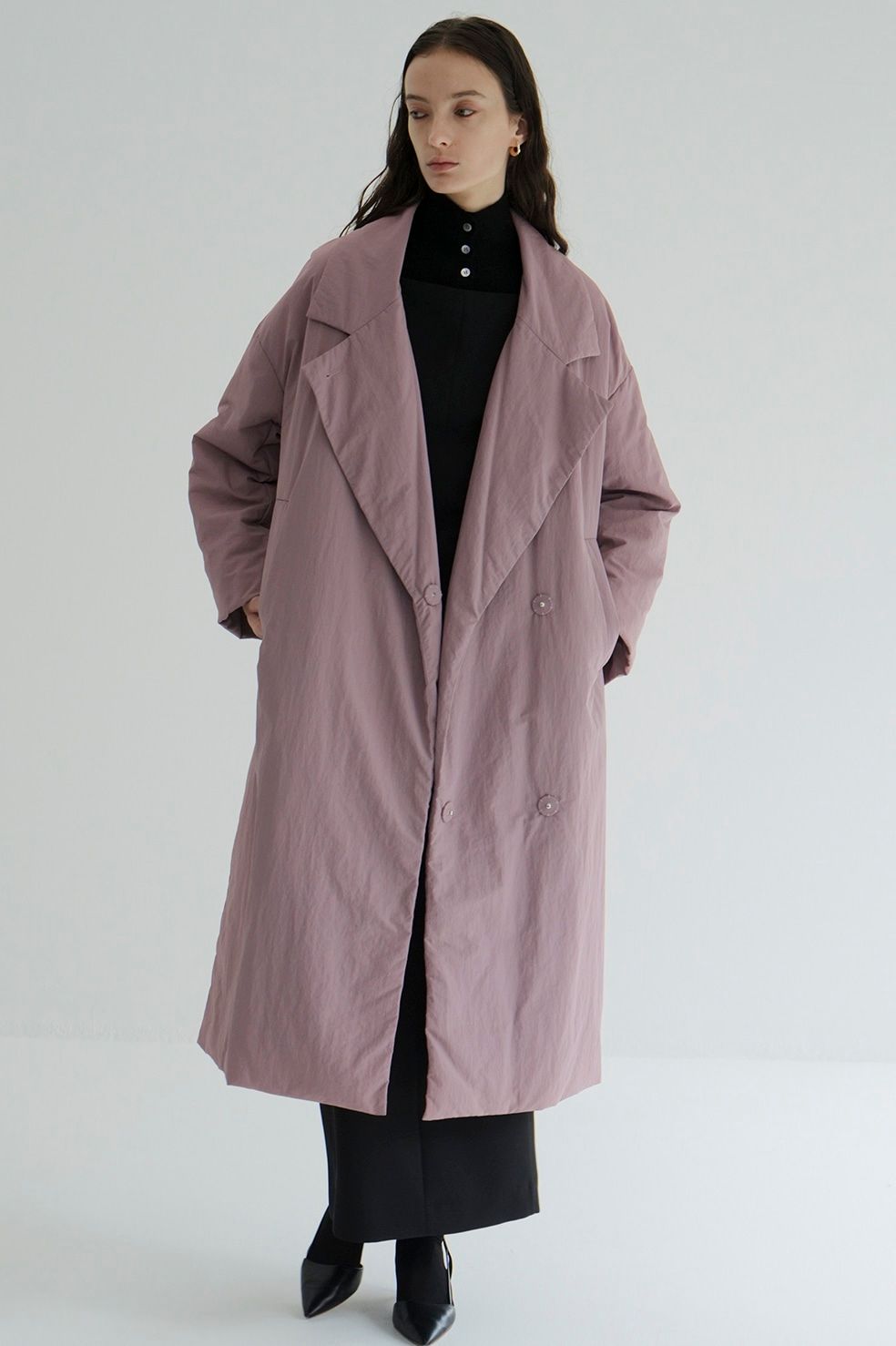 CLANE - カラーダウン チェスターコート ピンク - COLOR DOWN CHESTER COAT | ADDICT WEB SHOP