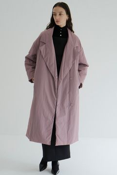 カラーダウン チェスターコート ピンク - COLOR DOWN CHESTER COAT