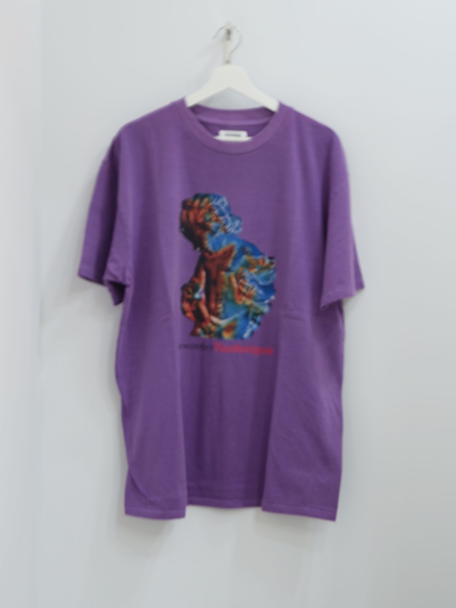 × NEW ORDER TECHNIQUE TEE (PURPLE) - プリントティーシャツ