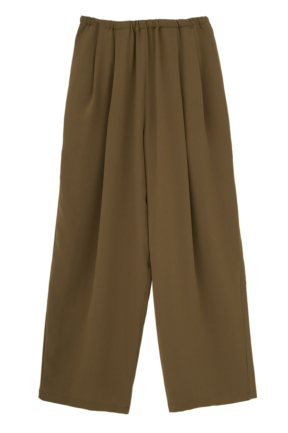 ドローストリングルーズタックパンツ - DRAWSTRING LOOSE TUCK PANTS (BROWN)